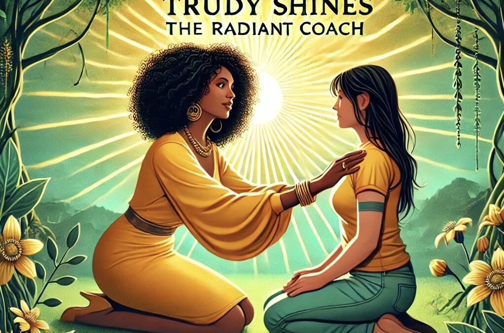 Trudy Shines, Radiant Coach, featuring her offering support to a trauma survivor